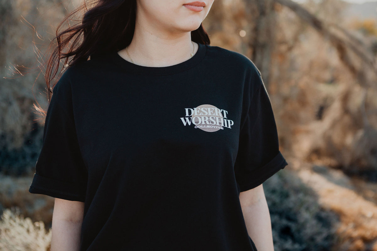 CIRCLE TEE - UNISEX BLACK
