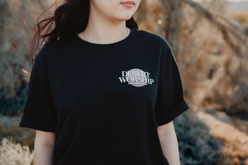 CIRCLE TEE - UNISEX BLACK