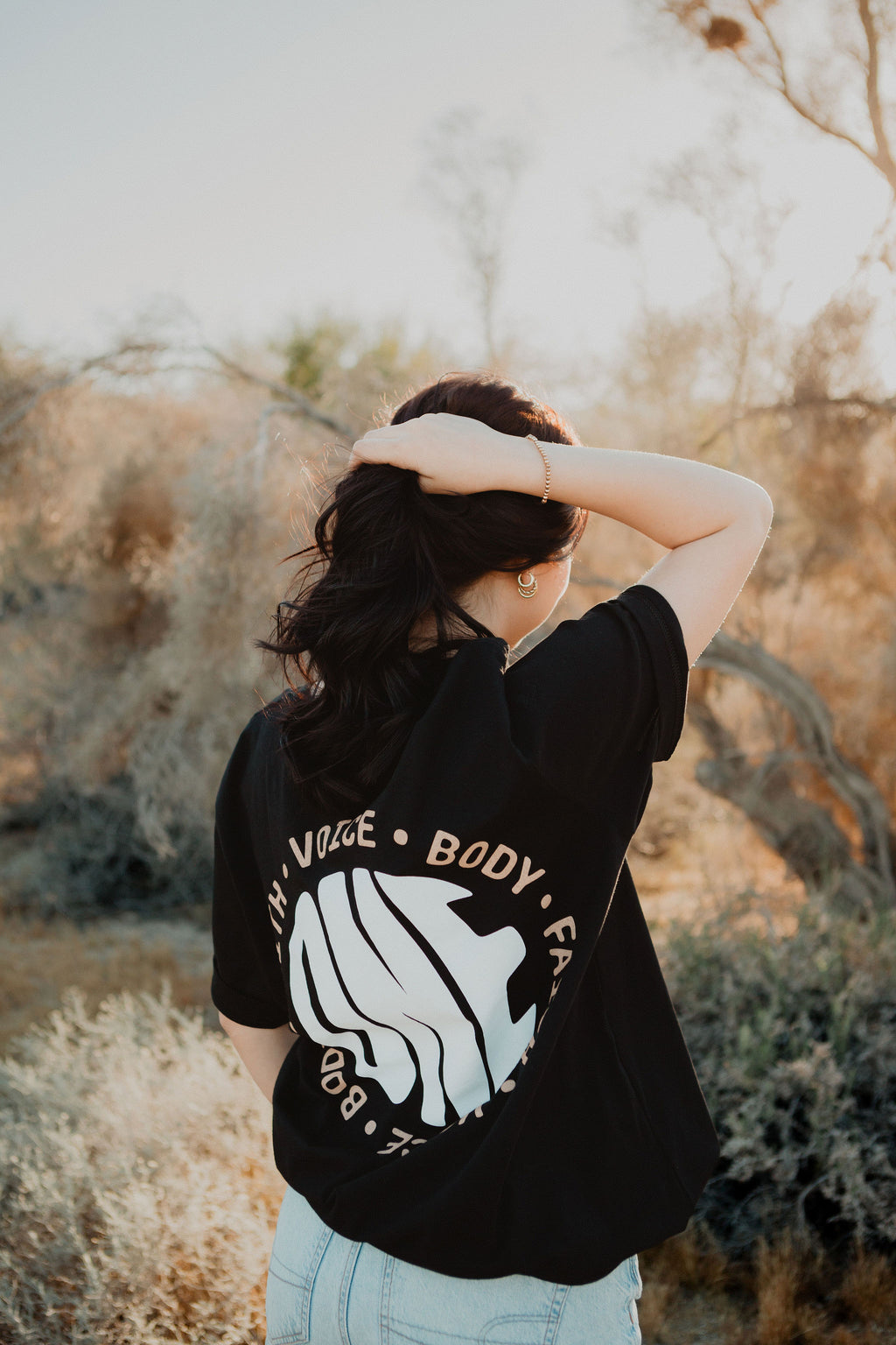 CIRCLE TEE - UNISEX BLACK