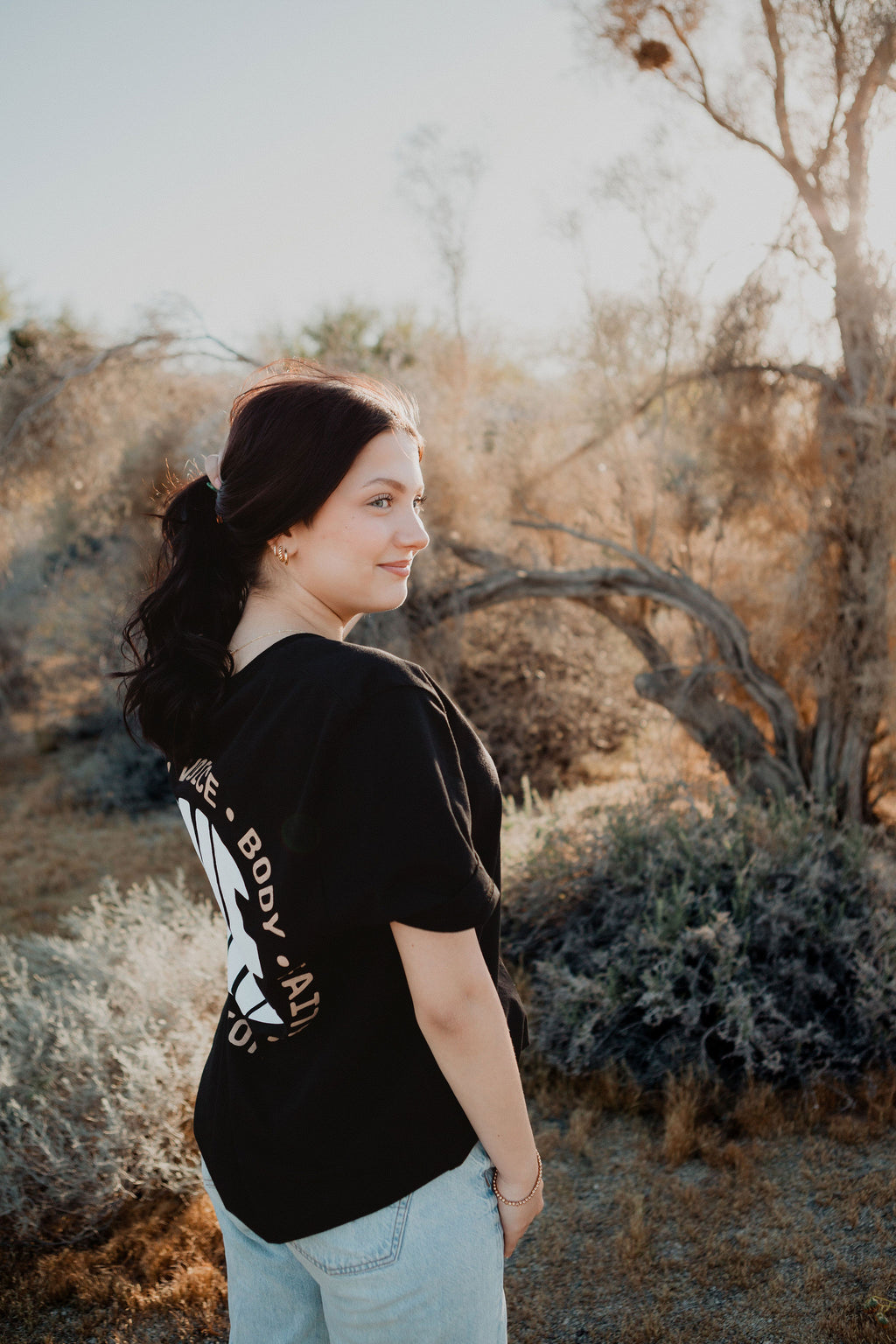 CIRCLE TEE - UNISEX BLACK