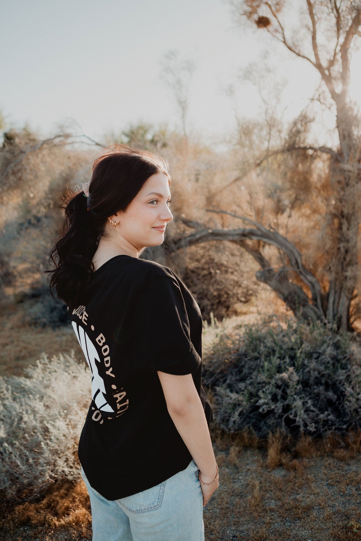 CIRCLE TEE - UNISEX BLACK